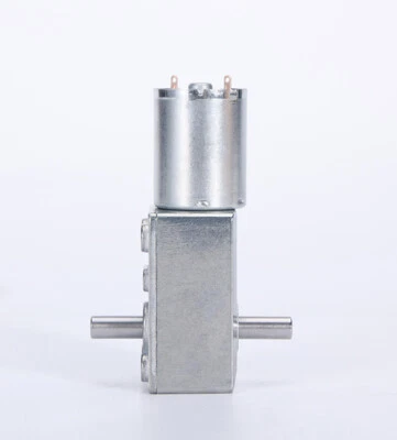 JGY370 Double shaft Gear Motor 6V 12V 24V 6~150rpm Turbine Worm Low speed motor - Image 1 of 4