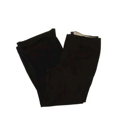 Bisou Bisou Dress Pants Women's 16 Black Average Career Slack Cuffed Suit Bottom - Image 1 of 4