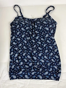 Costume da bagno donna Lands End taglia 14L Tankini/3946 - Foto 1 di 3