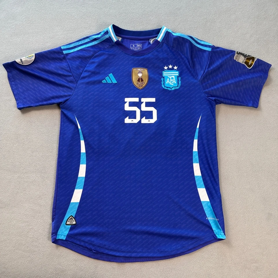 Adidas Argentina Jersey Mens XL Blue 55 National Soccer Team 2023 Away Aeroready - Image 1 of 4