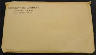 1957 United States Silver Mint Proof Set Opened (J91) - Image 1 of 4