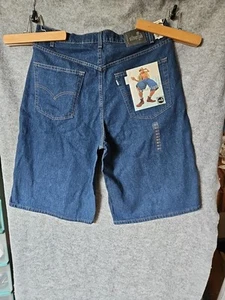 Levi's Silvertab pantaloncino uomo grande e dritto taglia 36 nuovo con etichetta (C7) - Foto 1 di 6