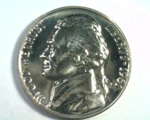 Jefferson 1961 gema a prueba de gemas de níquel pr bonita moneda original bobs monedas envío 99c - Imagen 1 de 2
