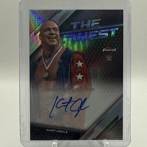  2025 Topps WWE Finest The Finest Auto Kurt Angle with a broken fricken neck!!! - Picture 1 of 2