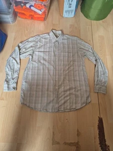 Camisa Burberry Londres Inglaterra Hecha en Reino Unido Manga Larga Talla L (K1) - Imagen 1 de 18