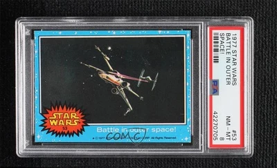 1977 Topps Star Wars Battle in Outer Space! #53 PSA 8 - Image 1 of 3