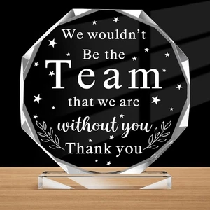 Regalos de jefe de Navidad para mujeres mujeres hombres, placa acrílica de apreciación de empleados... - Imagen 1 de 6