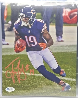 泰德·金恩签名 8 x 10 回归踢照片芝加哥熊队 5 星真品证明精美签名 — 第 1/3 张图片