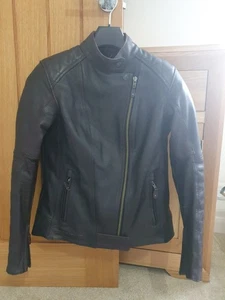 Triumph Ladies Leather Motorcycle Jacket - Picture 1 of 5
