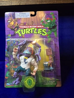 Figura de acción TMNT Ninja Turtles Baxter Stockman 1995 Playmates sellada Foto 1 de 4