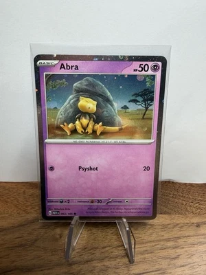 HD HOLO Abra 063/165 Cosmos Holo 151 Pokemon - Image 1 of 4