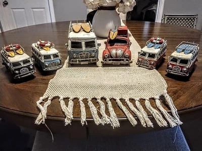 Juego de coche y autobús vintage de metal VW Foto 1 de 4