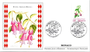 Monaco FDC 1995 Fluchsia Lakeland Princess - A03357 - Picture 1 of 2