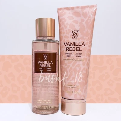 Victoria's Secret 2pc VANILLA REBEL Fragrance Mist + Body Lotion NEW FALL 2025 - Image 1 of 4