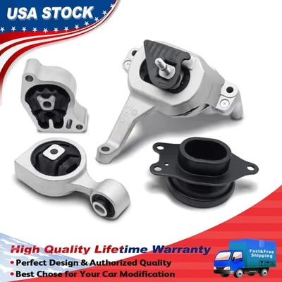 4PCS SET,Engine Motor.Mount Set Kit For Nissan Altima 2.5L 2007-2015 Auto CVT Foto 1 de 4