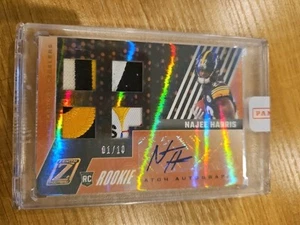 NAJEE HARRIS 2021 PANINI ZENITH FOOTBALL #89  ROOKIE PATCH AUTO NUMBERED 1/10 - Picture 1 of 3