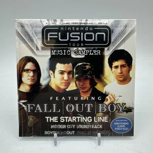 CD de muestra de música Nintendo Fusion Tour con imágenes del juego 2005 Fall Out Boy sellado - Imagen 1 de 2