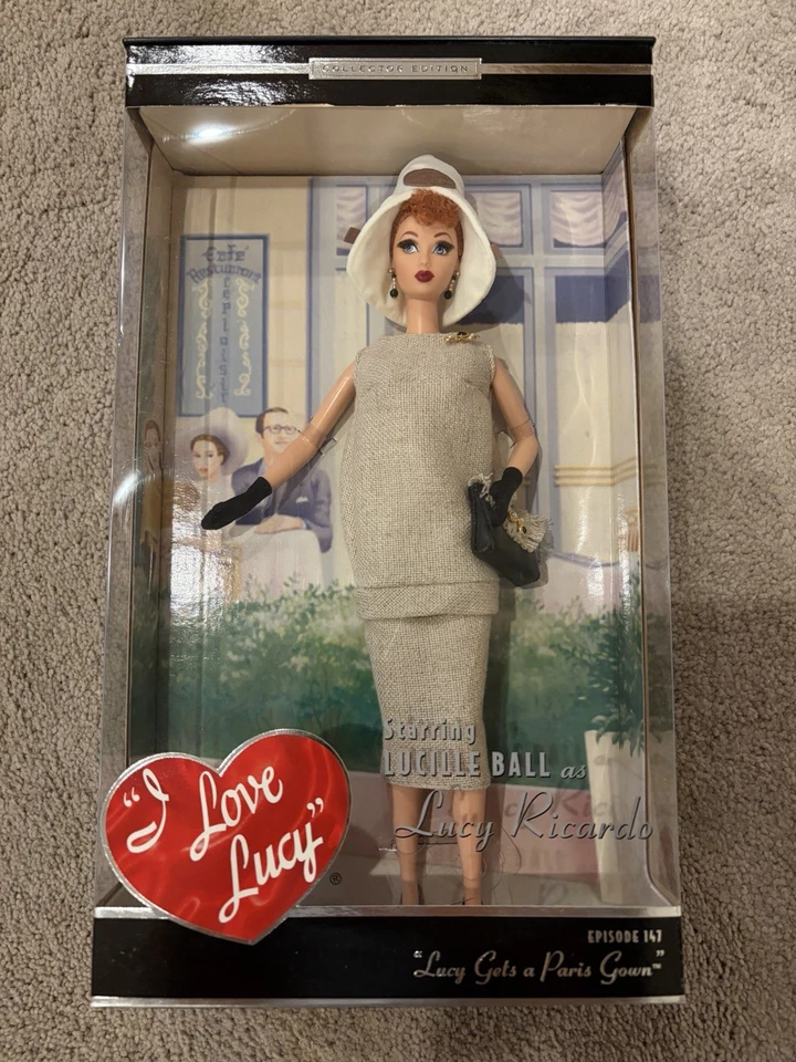 2002 Mattel I Love Lucy Episode 147 Lucygets a Paris Gown Doll B0313 NRFB