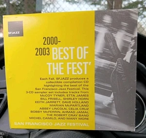 SAN FRANCISCO JAZZ FESTIVAL 2000-2003 3 CD Set Beat Of The Fest Nr Mint - Picture 1 of 6