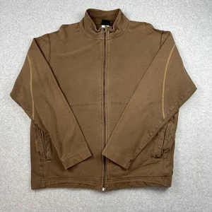 Patagonia Jacket Mens XL Brown Organic Cotton Full Zip Casual Outdoor Adult - Picture 1 of 12