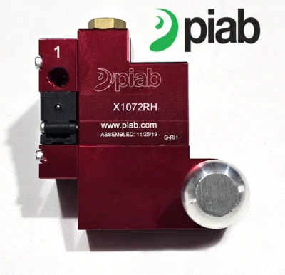 PIAB X1072RH VACUUM CHECK VALVE VT-1H VACUSTAT W/COAX 0121019 Right hand NPT