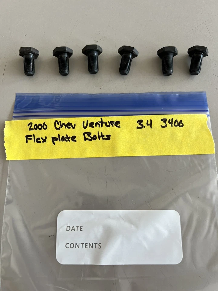 Flexplate Bolts From 2000 Chevrolet Venture  3.4 - Image 1 of 1