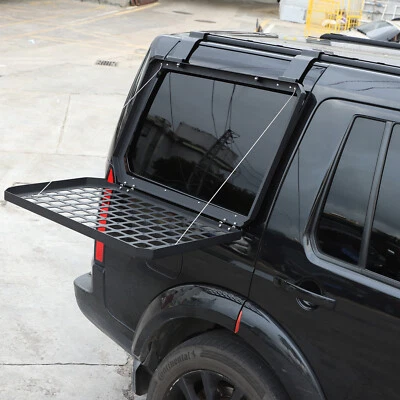 Protector de armadura de ventana trasera plataforma plegable para Land Rover Discovery LR4 2004-16 Foto 1 de 4