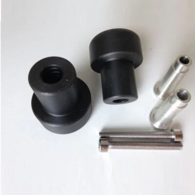 Protector de caída contra choques de cuadro negro apto para Kawasaki Ninja ZX6R/ZX9R/ZX12R Foto 1 de 3