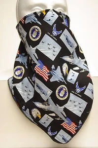 Air force fleece lined bandana motorcycle hunting face mask - Bild 1 von 1