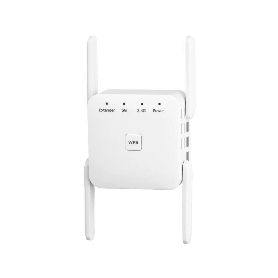 Internet Booster Wireless Signal WiFi Repeater Dual Band Range Extender 1200mbps - Image 1 of 4