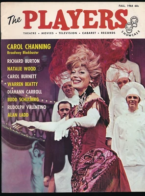 The Players Magazine V1 #1 Fall 1964 CAROL CHANNING NATALIE WOOD Richard Burton Foto 1 de 4
