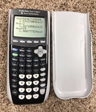 Texas Instruments Ti-84 Plus Silver Edition Black Graphing Calculator