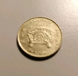 1995 5 Cents Singapore Coins - Picture 1 of 5