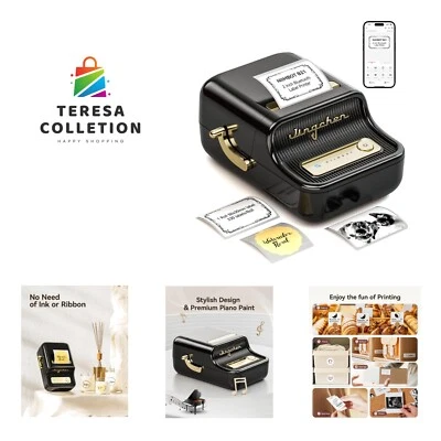 Label Maker Inkless Bluetooth Label Printer, 2 Inch Portable Thermal Sticker ... - Image 1 of 4