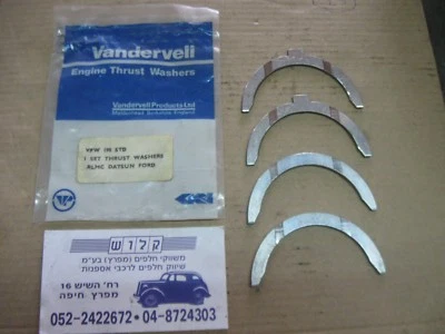 Juego de arandela de empuje de cigüeñal Ford 100E, Austin A40, MGA, Vandervell VPW 190 STD Foto 1 de 4