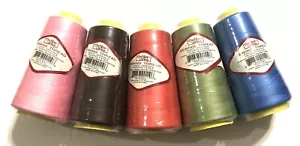 Overlocking Serger Sewing Machine Polyester Thread 2500yd Cones Lot of 5 NEW #4 - Picture 1 of 1