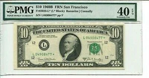 FR 2020-L* STAR 1969B $10 Federal Reserve Note 40 EPQ EXTREMELY FINE - Picture 1 of 1