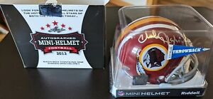 2013 Leaf Autographed Mini Helmet - Charley Taylor - Washington Redskins! 
