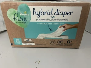 PAMPERS HYBRID EINWEG EINLAGEN 62 CT. ONE SIZE FITS ALL - Bild 1 von 1