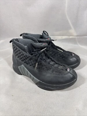 Nike Air Jordan 15 XV Retro 2017 Stealth Negro Rojo Gris 5y, 134090 Niños B3 Foto 1 de 4