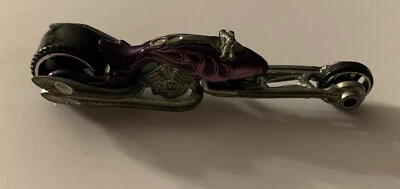 Hot Wheels Purple Chopper 2005 Loose Flames Diecast Foto 1 de 4