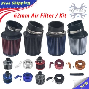62mm /12mm Air Filter/Kit For Honda GX160 GX200 168F 5.5/6.5HP Engine  - Picture 1 of 42