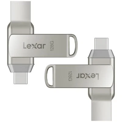 Lexar Dual Drive USB-C y USB-A 128 GB (paquete de 2) Foto 1 de 4