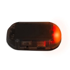 Fake Solar Car Alarm Led Light Security System Warning Theft Flash Blinking Abs