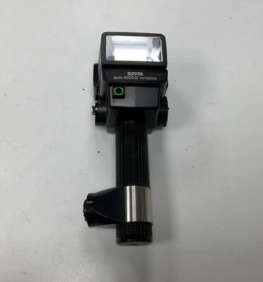 Sunpak Auto Zoom Thyristor 3600 Handle Camera Flash-Retro Photography - Image 1 of 4