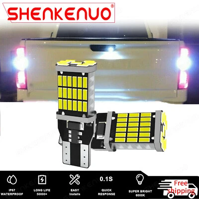 T15 921 912 Bombillas LED Retroceso para GMC Sierra 1500 2021 Super Brillantes Foto 1 de 4
