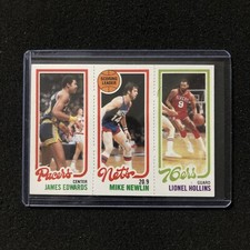 1980-81 Topps JAMES EDWARDS #118 / MIKE NEWLIN #153 / LIONEL HOLLINS #182 - NBA 