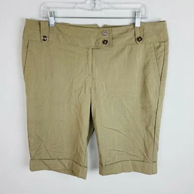 Pantalones Cortos Tracy Evans Juniors 15 Beige Debajo de la Rodilla Informales con Puños  Foto 1 de 4