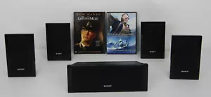 Sony SS-TS102 x 4 (LF, LR, RR, RF) + Center SS-CT101 5.1 Surround Sound Speakers - Picture 1 of 22
