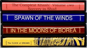 FOUR Brian Lumley limited SIGNED SLIPCASED eds: KHASH II, SPAWN, BOREA, CLOCK - Picture 1 of 9